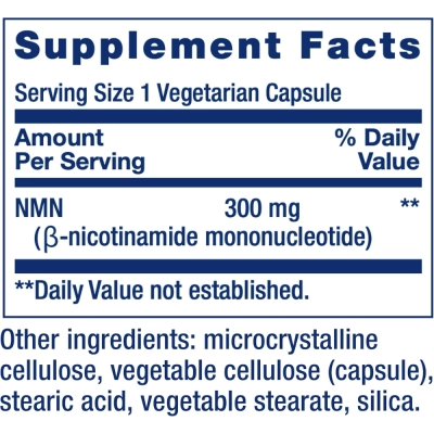 NAD+ Cell Support NMN, 300mg, 30 Cápsulas, Life Extension