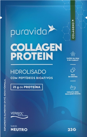Colágeno Protein, Verisol, 23g (Puro), Sabor Neutro, Puravida
