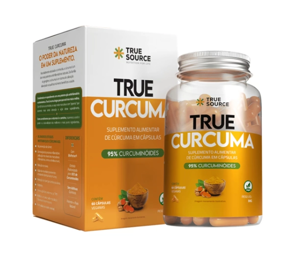 True Cúrcuma 500mg, 60 Capsulas, True Source