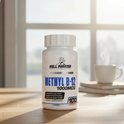 Metil B-12 1000mcg, Energia, Foco e Vitalidade no Dia a Dia, 100 Comprimidos, Bull Pharma