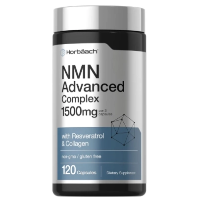 NMN Complex 1500mg, 120 Cápsulas, Horbaach