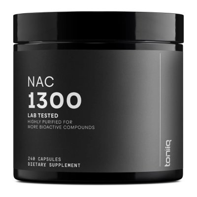 NAC 1300, Suporte Antioxidante e Saúde do Fígado, 240 Cápsulas, Toniiq