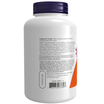 Thyroid Energy, 180 Cápsulas, Now