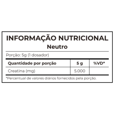 Creatina  Hardcore, 500g, Sabor Neutro, Integralmédica 