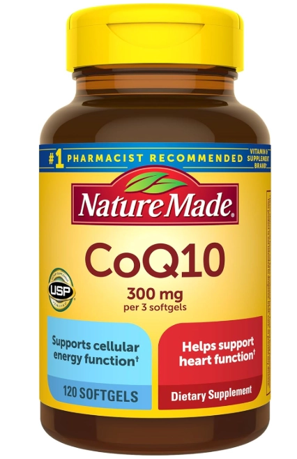 Coenzima CoQ10 300mg, 120 Cápsulas, Nature Made