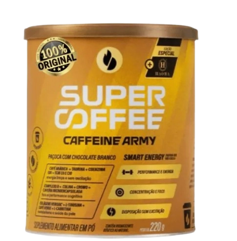 SuperCoffe 3.0 Energia, Foco e Concentração, 220g, Sabores, Caffeine Army