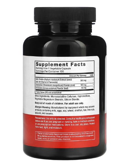 Milk Thistle, 300mg, 100 capsulas, Force Factor