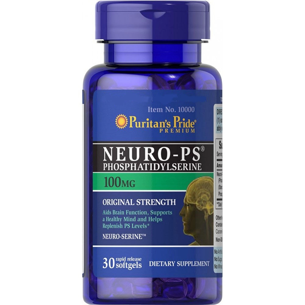 Neuro PS (Fosfatidilserina), 100mg, 30 cápsulas, Puritan's Pride