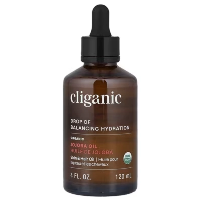 Óleo de Jojoba Orgânico 100% Puro, 120ml, Cliganic