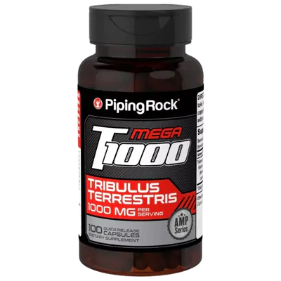 Tribulus Terrestris, 1000mg, 100 Cápsulas, PipingRock