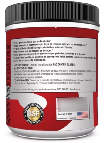 Creatina Monohidratada, 300g, Ast Sports Science