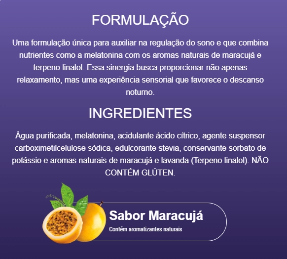 Melaton Drops, Melatonina 210mcg, 30ml Sabor Maracuja, Endogen