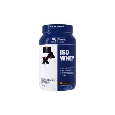 Whey Protein Isolado, Iso Whey 900g, Max Titanium 