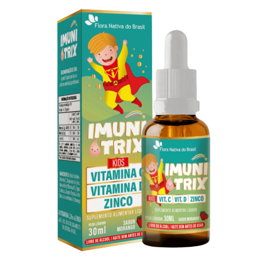 Imunitrix ( Vitamina C, D3 E Zinco) 30ml - Flora Nativa do Brasil