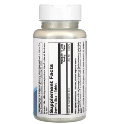Niacinamida 250mg, 100 Comprimidos, KAL