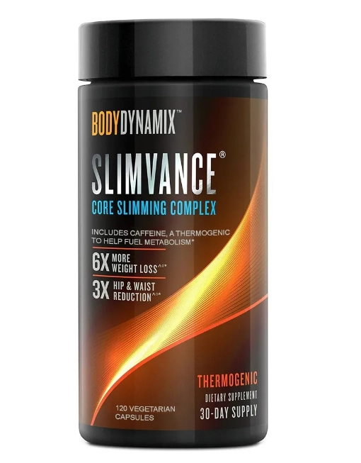 Termogenico BodyDynamix Slimvance, 120 Cápsulas, GNC