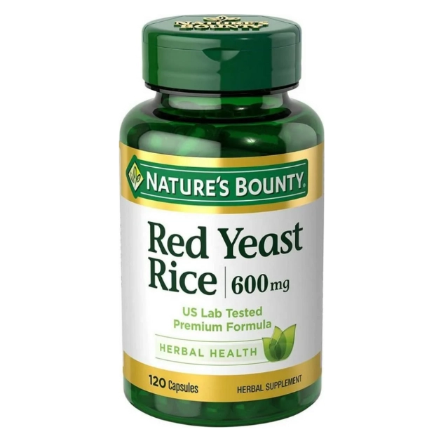 Red Yeast Rice, 600mg, 120 cápsulas, Nature's Bounty