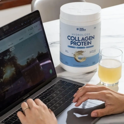 Collagen Protein, Sabor Neutro, 450g, True Source