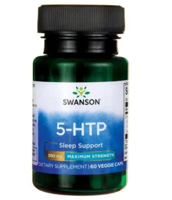5-Htp Extra Força, 200Mg 60 capsulas, Swanson