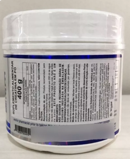 Creatina Monohidratada Pura 400g, Hi-Tech