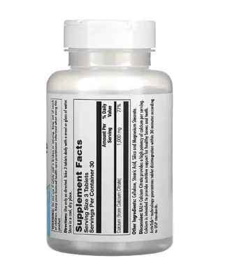 Calcium Citrate (Cálcio), 1000mg, 90 comprimidos, Kal