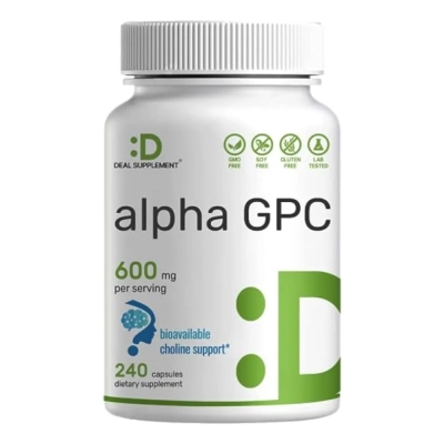 Alpha GPC, 600mg, 240 Cápsulas, Deal Supplement Alpha GPC, 600mg, 240 Cápsulas, Deal Supplement