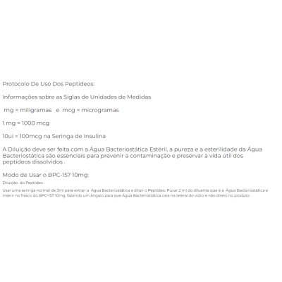 BPC-157, Cicatrização Rápida e Reparação de Lesões, 10mg, Gen Pharma