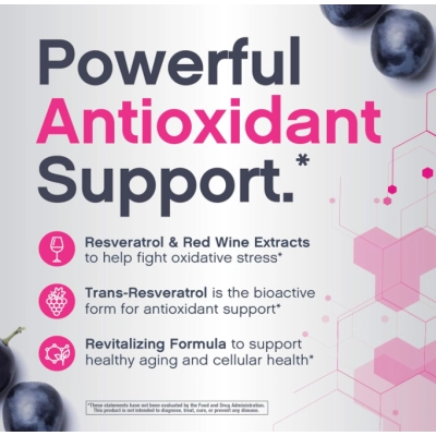 Resveratrol Ultra Complex 1800mg, Extrato de Uva, 180 Cápsulas, NeoCell