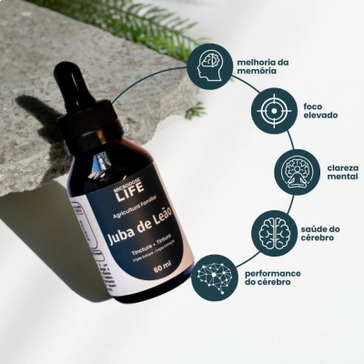 Extrato Líquido Cogumelo Funcionais, Tipos, 60ml, Microdose Life