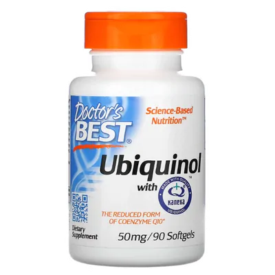 Ubiquinol com Kaneka, 50mg, 90 Cápsulas Softgel, Doctor's Best