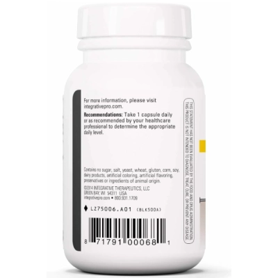 DHEA 5mg, Auxiliar no Envelhecimento Saudável,  60 Cápsulas, Integrative Therapeutics