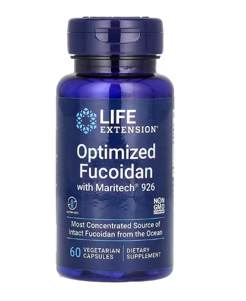 Fucoidan Otimizado com Maritech 926, 60 Cápsulas, Life Extension