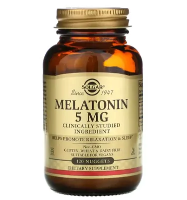 Melatonina 5mg, 120 Comprimidos, Solgar