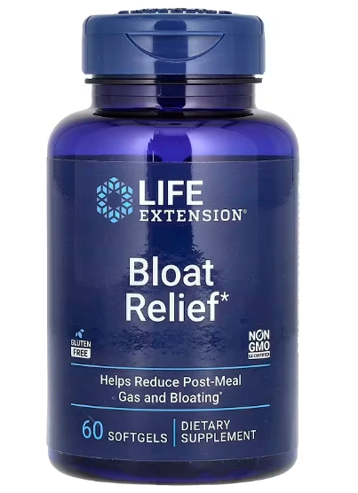 Bloat Relief, Alívio do Inchaço, 60 Cápsulas, Life Extension