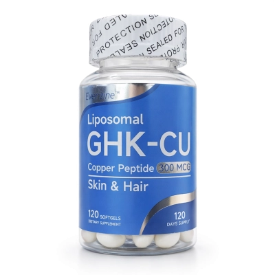 Lipossomal GHK-CU, Peptídeo de Cobre, 300mcg, 120 Cápsulas, Ewcxine