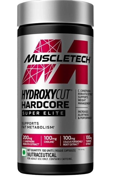 Termogênico Hydroxycut Hardcore super elite, 120 cápsulas, Muscletech