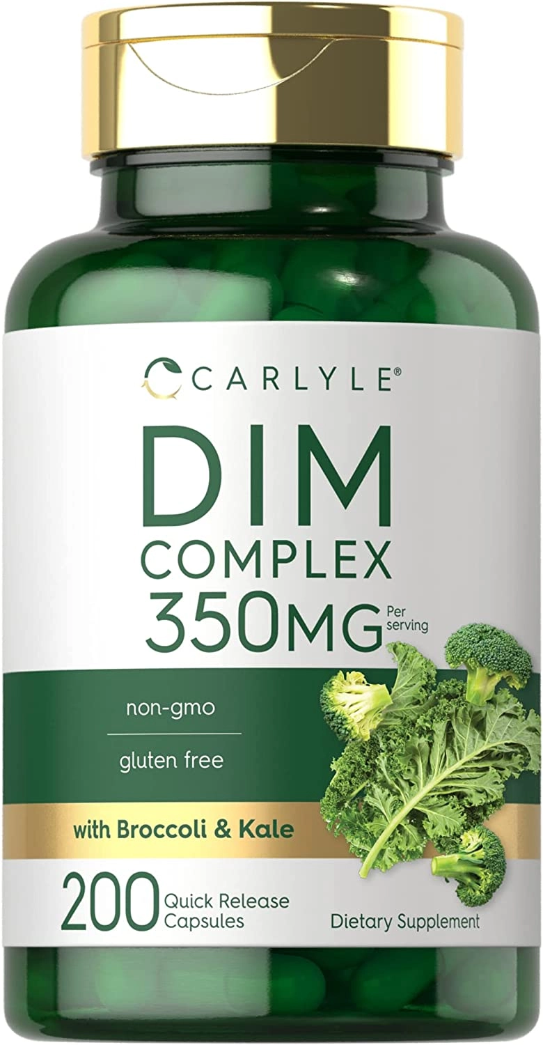 DIM, 350mg, 200 capsulas, Carlyle