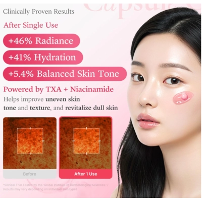 TXA +Creme de Cápsula de Niacinamida, Hidratante Ultimate Dual Radiance, 55g, Medicube 