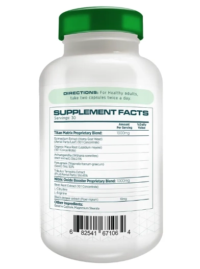 Sexual Wellness (Auxílio Sexual), 1000mg, 120 Cápsulas, Proud Origins