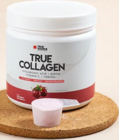 True Collagen, Sabor Cranberry com Hibisco, 420g, True Source