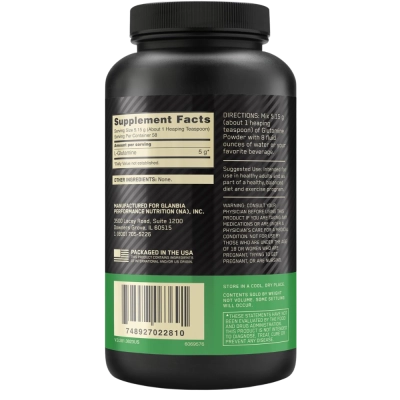 L-Glutamine Muscle Recovery Powder, 300g, Optimum Nutrition