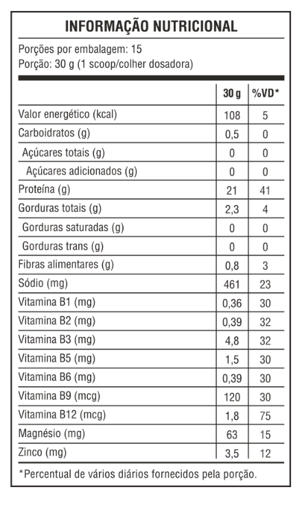 Proteína Vegetal, 450g, Sabor Baunilha, Ocean Drop