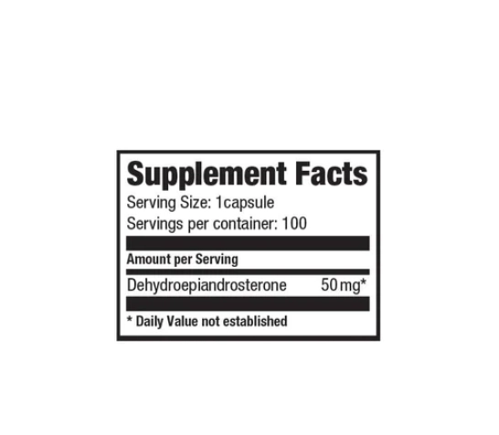 DHEA 50mg, 100 Cápsulas, Ultimate Nutrition