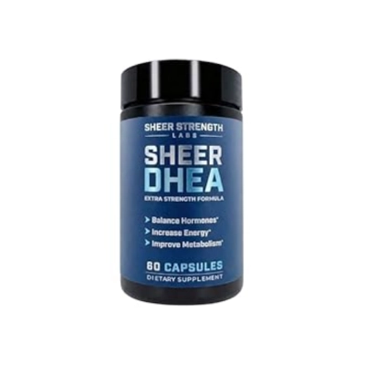 Sheer Dhea, 100Mg, 60 Cápsulas, Sheer Strength Labs.
