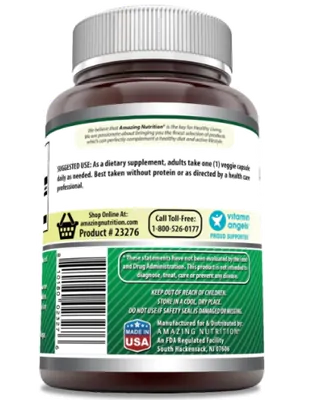 GABA 750mg, 200 Cápsulas, Amazing Formulas