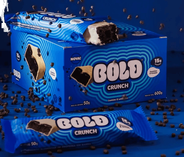 Barra de Proteína Thin, 12g de Proteína, Sabores, 3 Unidades, 40g Cada, BOLD Snacks