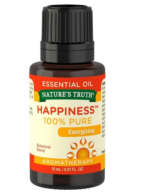 Óleo Essencial Happiness,  Aromatherapy, 15ml, Nature's Truth