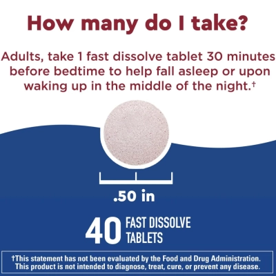 Wellblends Back To Sleep, 1mg Melatonin, 40 Cápsulas, Nature Made