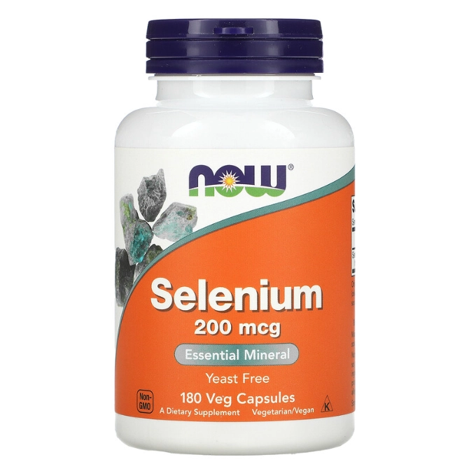 Selênio, 200mcg, 180 Cápsulas, Now