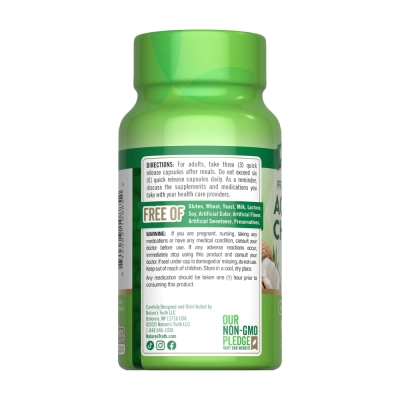 Carvão Ativado 780mg, 90 Cápsulas, Nature's Truth